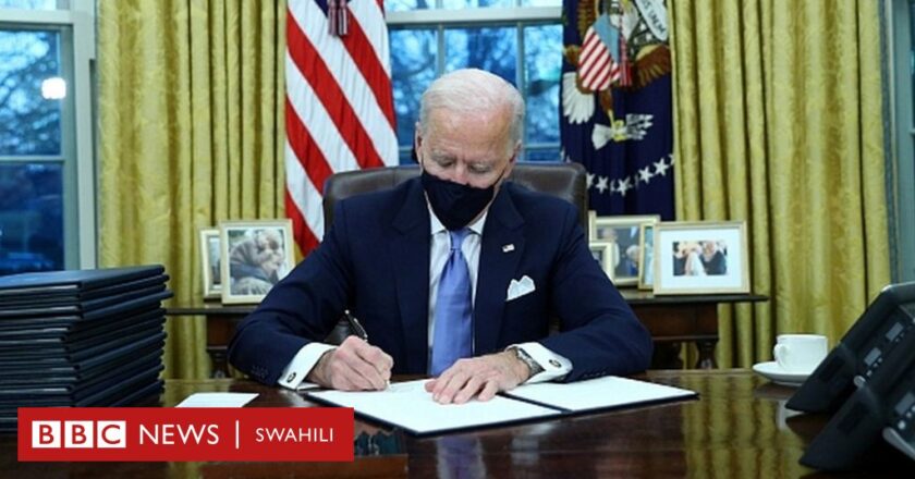 Biden aanza kazi kwa kutengua sera za Trump